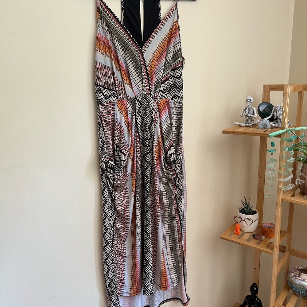 BCBGeneration Vibrant Patterned Dress